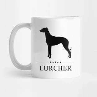 Lurcher Black Silhouette Mug